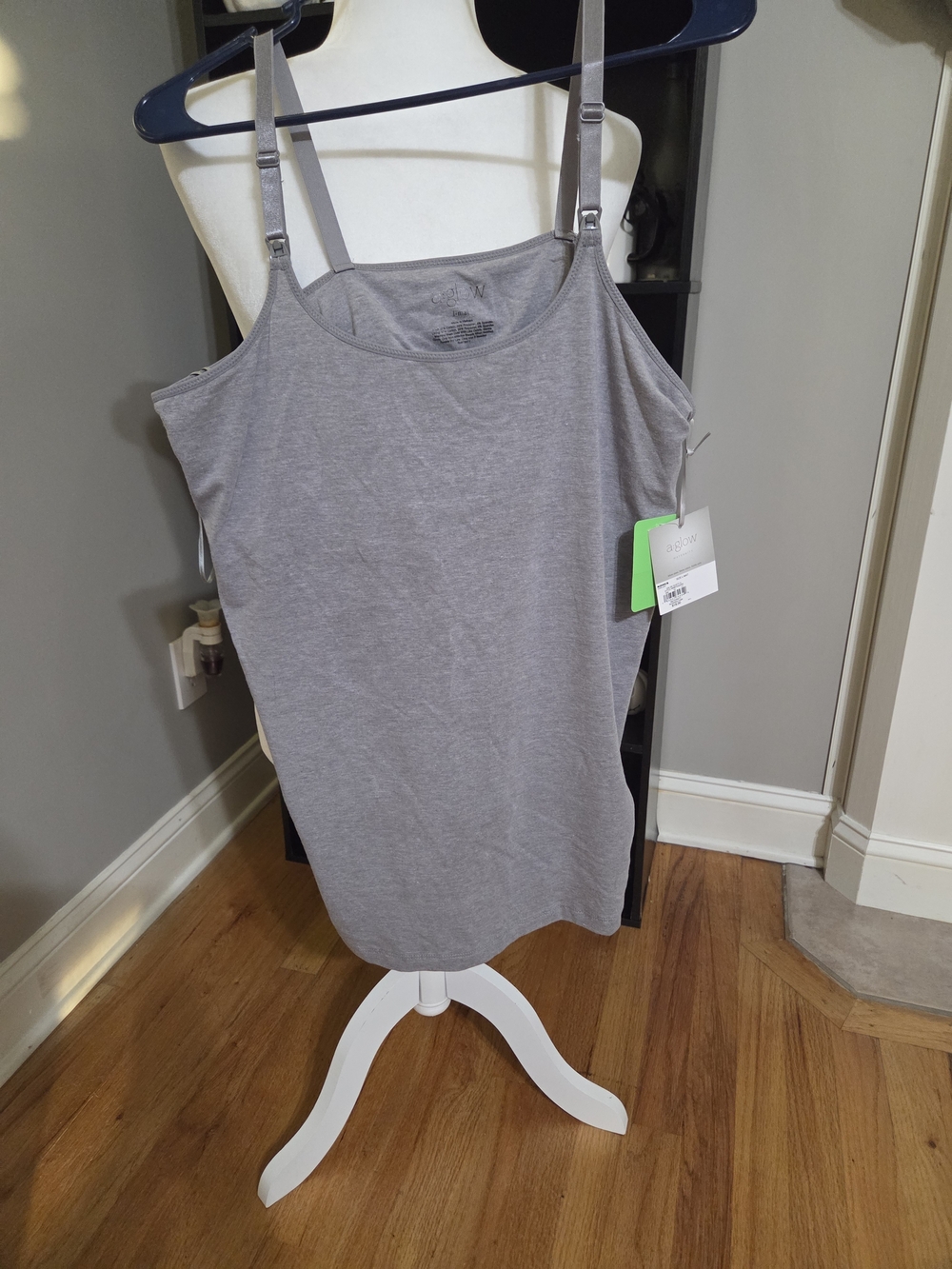 a:glow Maternity Gray Nursing Cami